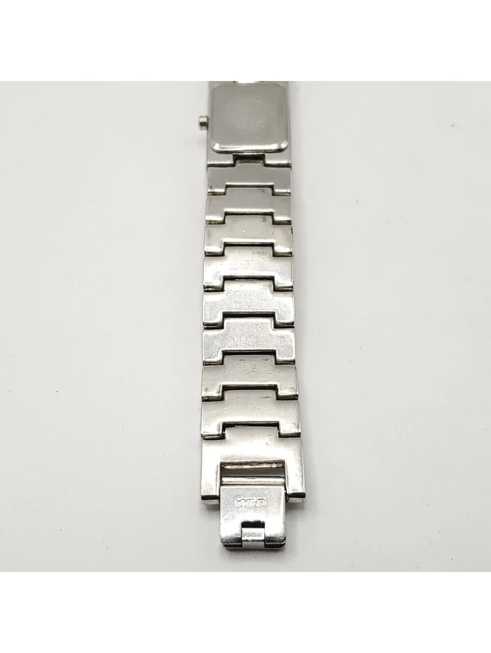 Daisy Fuentes Rhinestone Quartz 18mm Womens Rectangle Watch New Battery 6.5